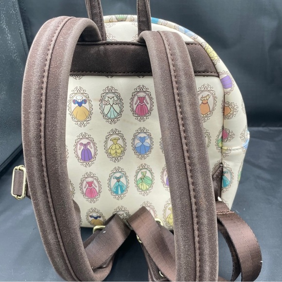 Loungefly Disney Princess Dresses Cream Backpack main image 8